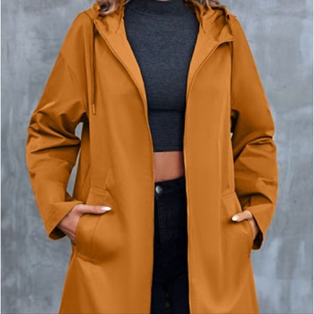 Womens Camel color utility jacket size XL - Picture 3 of 4